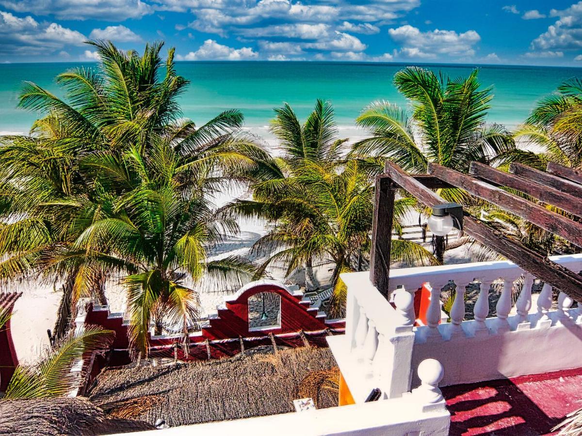 Beachfront Casa Maya Lodge 엘 쿠요 외부 사진